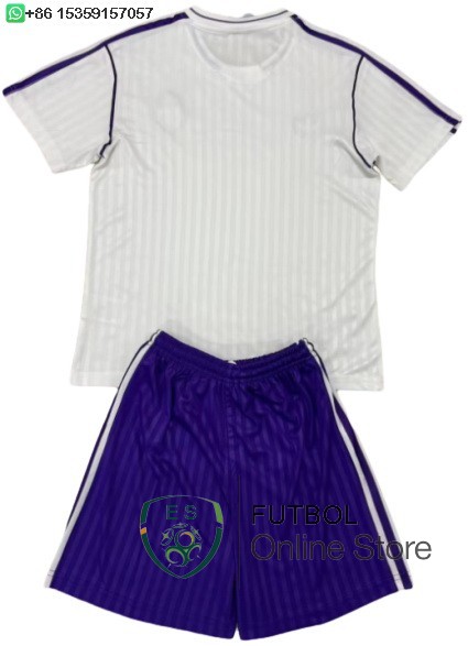 Camiseta Real Madrid Conjunto Completo Hombre 25/2026 Especial Blanco Purpura