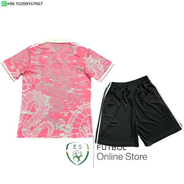 Camiseta Real Madrid Conjunto Completo Hombre 25/2026 Especial Rosa Negro