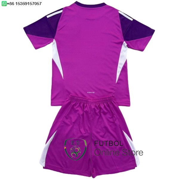 Camiseta Real Madrid Conjunto Completo Hombre 25/2026 Portero Purpura