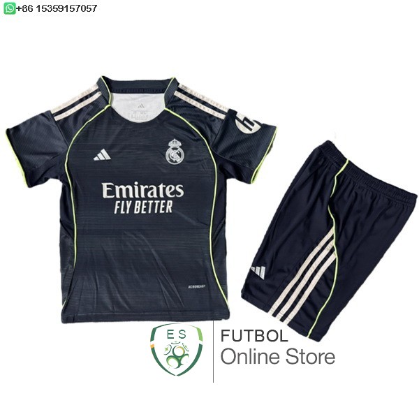 Camiseta Real Madrid Ninos 25/2026 Segunda Concepto