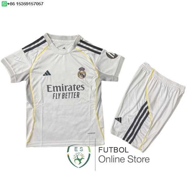 Camiseta Real Madrid Ninos Concepto 25/2026 Primera