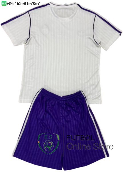 Camiseta Real Madrid Ninos Especial 25/2026 Blanco Purpura