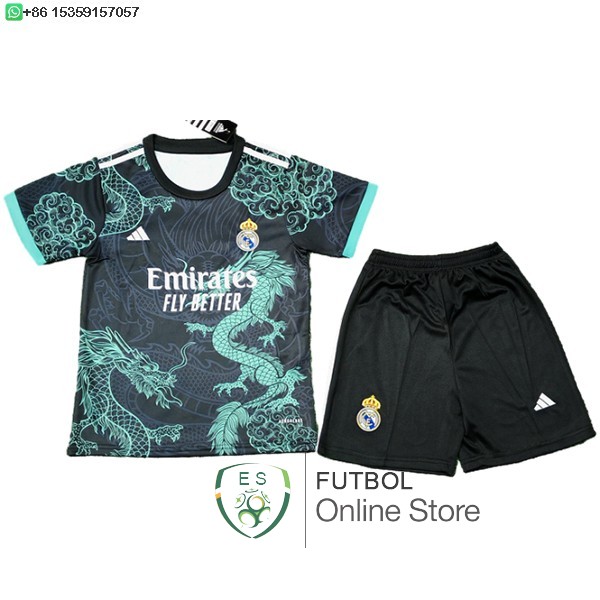 Camiseta Real Madrid Ninos Especial 25/2026 Negro