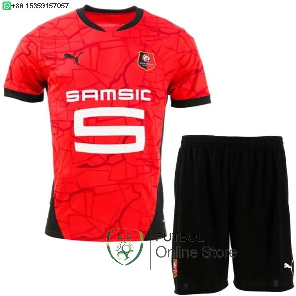 Camiseta Rennais Conjunto Completo Hombre 24/2025 Primera