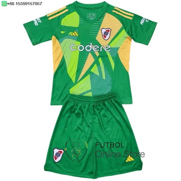 Camiseta River Plate Conjunto Completo Hombre 24/2025 Portero Verde