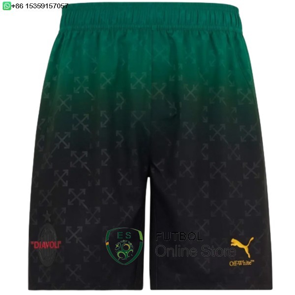 Pantalones AC Milan 24/2025 Fourth Negro