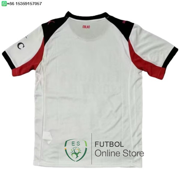Tailandia Camiseta AC Milan 25/2026 Segunda Concepto Blanco