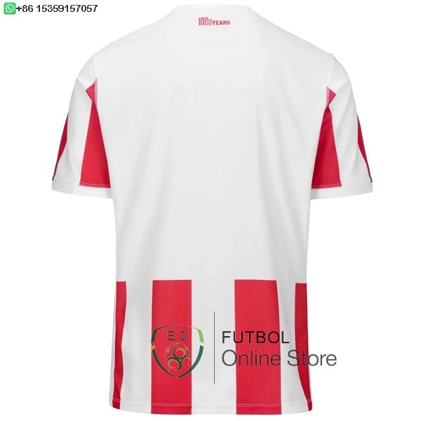 Tailandia Camiseta AS Monaco Especial 24/2025 Rojo Blanco