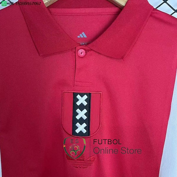 Tailandia Camiseta Ajax 25/2026 Manga Larga Especial Rojo