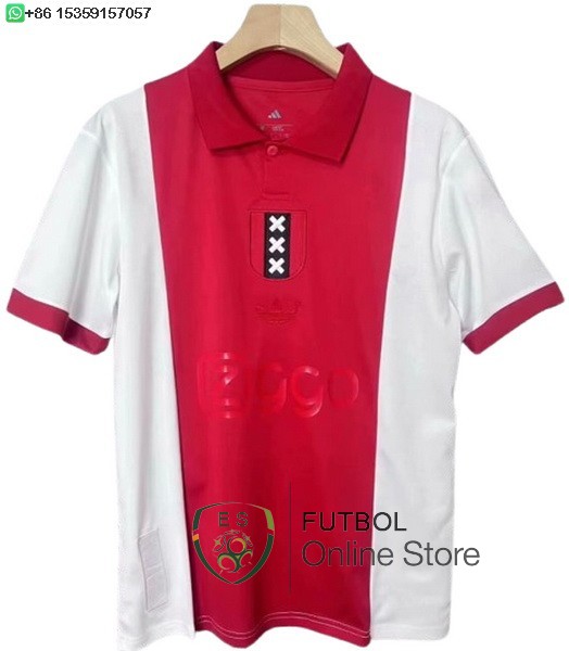 Tailandia Camiseta Ajax Especial 25/2026 Rojo Blanco