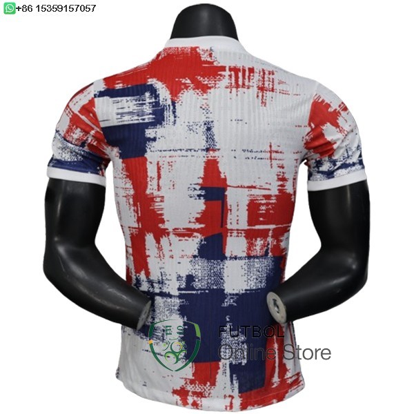 Tailandia Camiseta Barcelona 25/2026 Especial Jugadores Blanco Azul