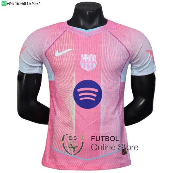 Tailandia Camiseta Barcelona 25/2026 Especial Jugadores Rosa