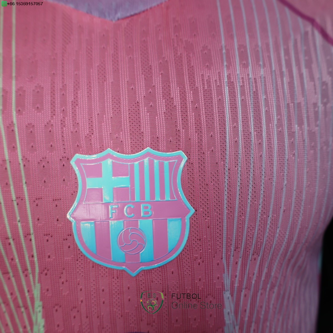 Tailandia Camiseta Barcelona 25/2026 Especial Jugadores Rosa
