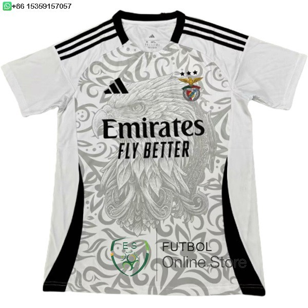 Tailandia Camiseta Benfica Especial 24/2025 Negro Gris