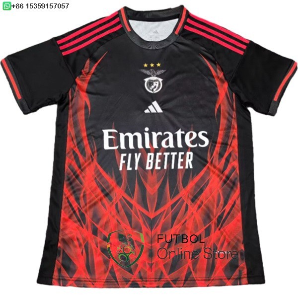 Tailandia Camiseta Benfica Especial 24/2025 Negro Rojo