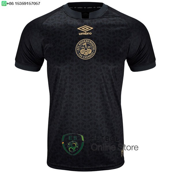 Tailandia Camiseta Bournemouth 24/2025 Previo al partido Negro