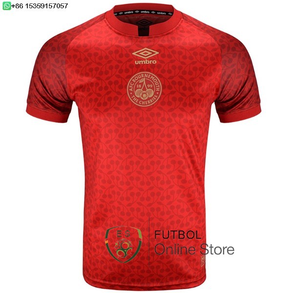Tailandia Camiseta Bournemouth 24/2025 Previo al partido Rojo