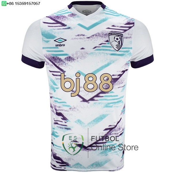 Tailandia Camiseta Bournemouth 24/2025 Segunda Blanco