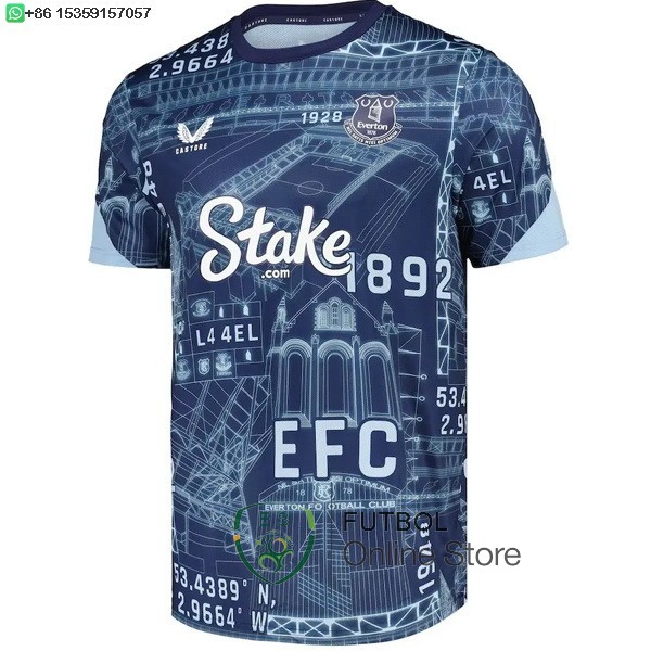 Tailandia Camiseta Everton Especial 25/2026 Azul