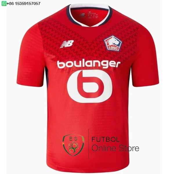 Tailandia Camiseta Lille 24/2025 Primera
