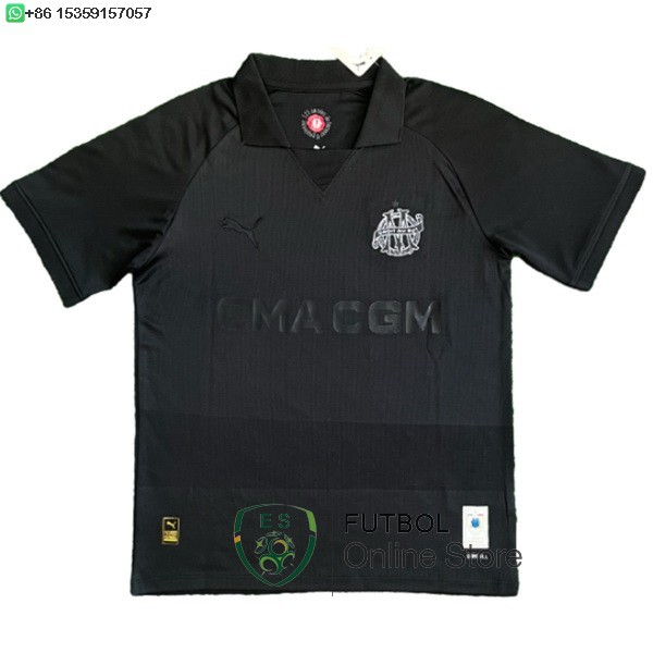 Tailandia Camiseta Marsella Especial 24/2025 Negro