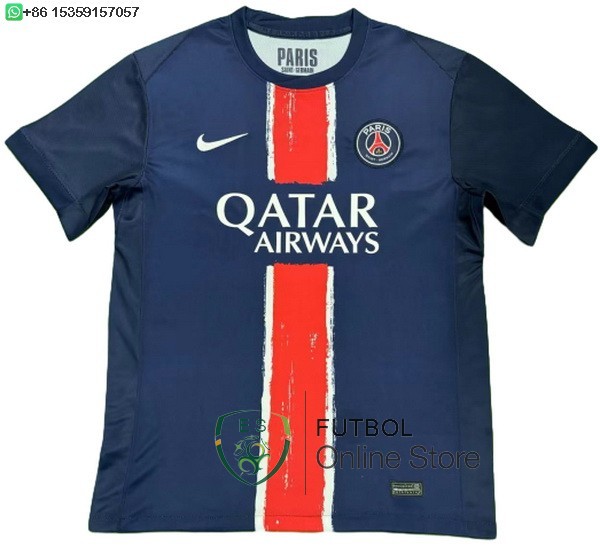 Tailandia Camiseta Paris Saint Germain 24/2025 Primera