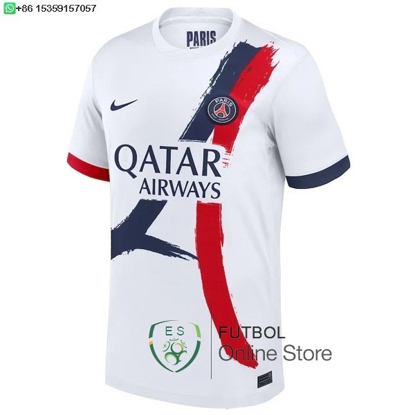 Tailandia Camiseta Paris Saint Germain 24/2025 Segunda