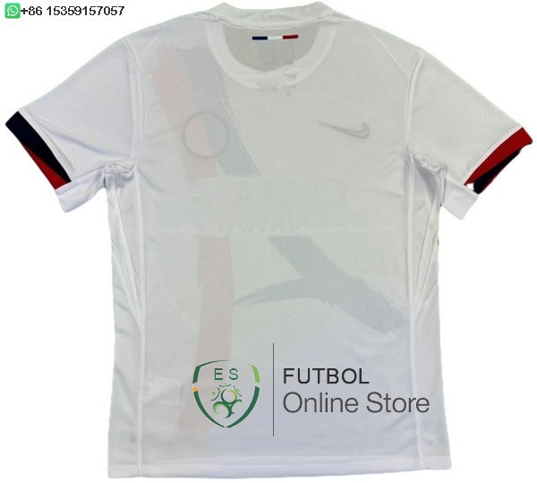 Tailandia Camiseta Paris Saint Germain 24/2025 Segunda