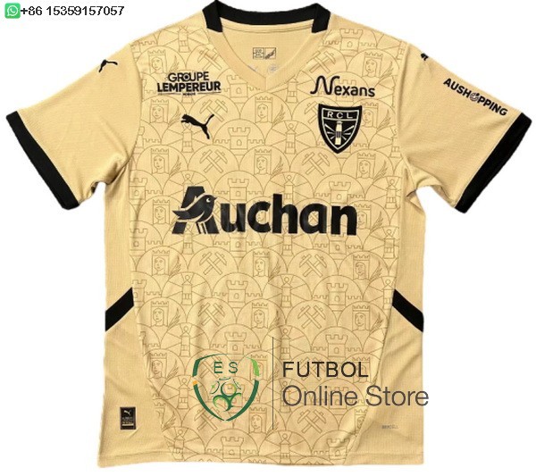 Tailandia Camiseta RC Lens Especial 24/2025 Amarillo