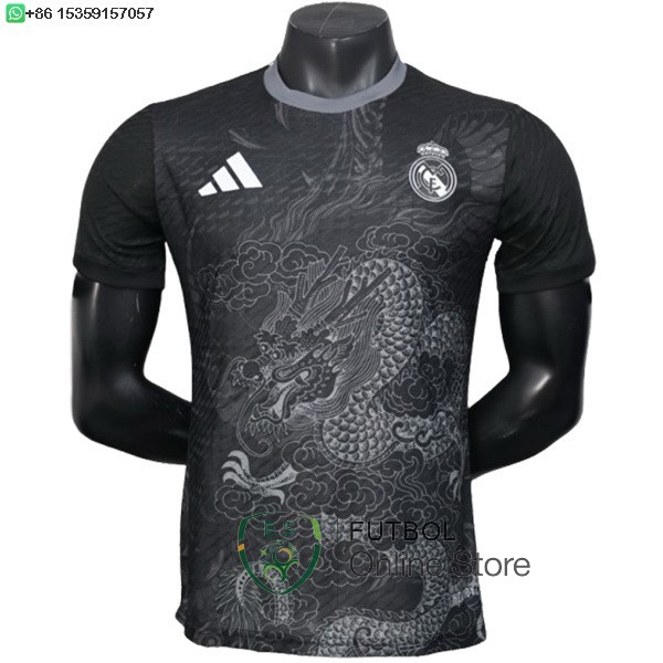 Tailandia Camiseta Real Madrid 25/2026 Especial Jugadores Negro