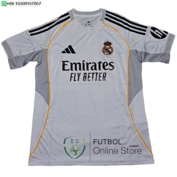 Tailandia Camiseta Real Madrid 25/2026 Primera Concepto
