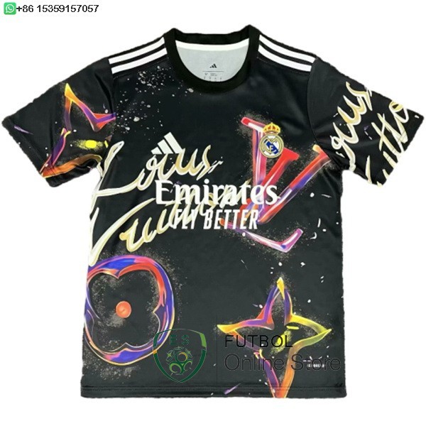 Tailandia Camiseta Real Madrid Especial 25/2026 Negro