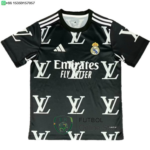 Tailandia Camiseta Real Madrid Especial 25/2026 Negro I Blanco