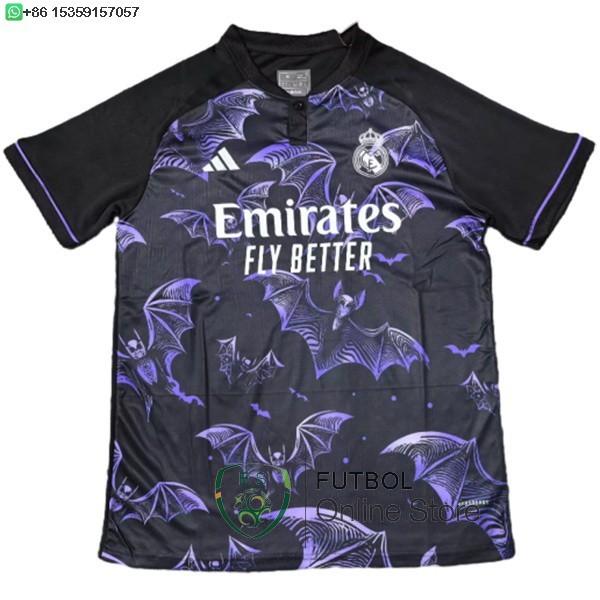 Tailandia Camiseta Real Madrid Especial 25/2026 Negro Purpura