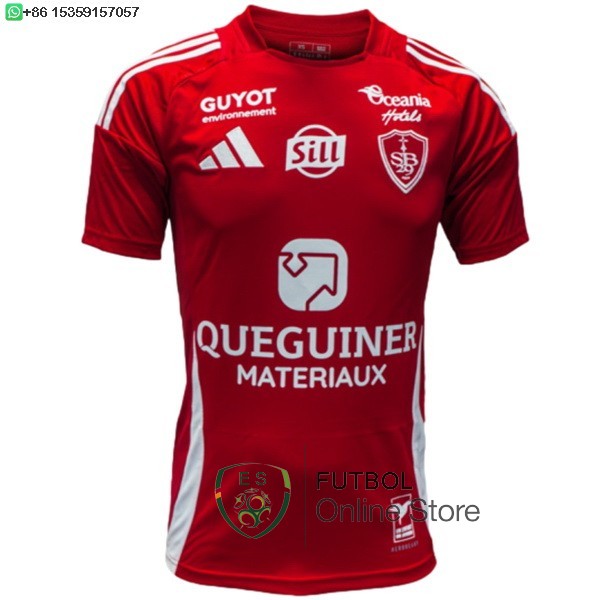 Tailandia Camiseta Stade Brestois 24/2025 Primera