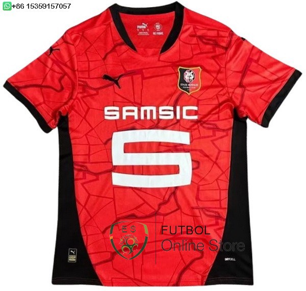 Tailandia Camiseta Stade Rennais 24/2025 Primera