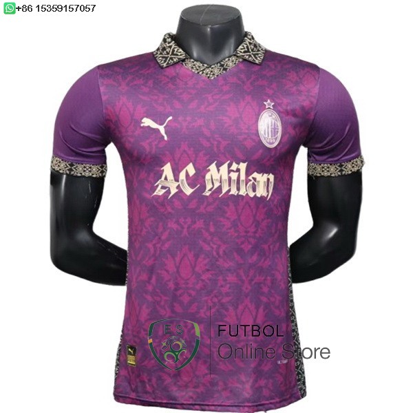 Camiseta AC Milan 25/2026 Especial Jugadores Purpura