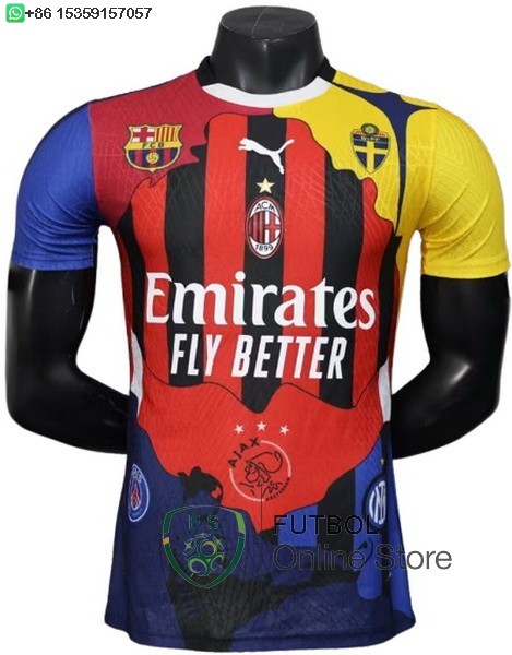 Camiseta AC Milan 25/2026 Especial Jugadores Rojo