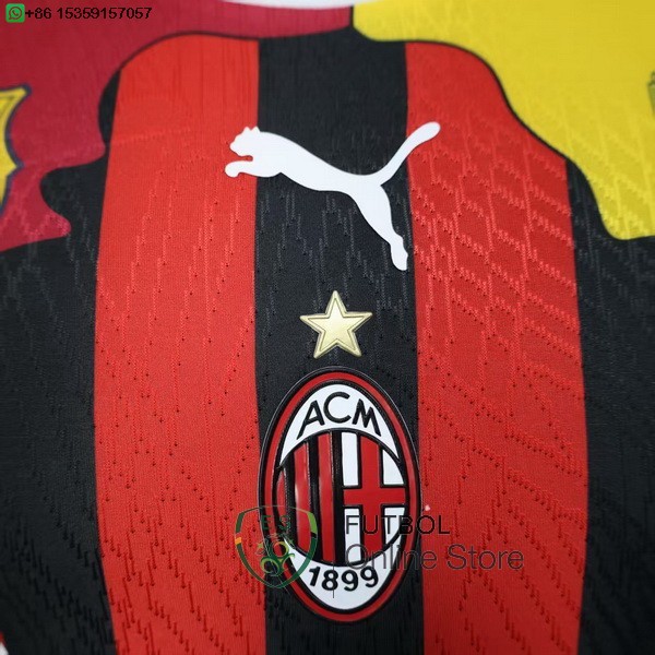 Camiseta AC Milan 25/2026 Especial Jugadores Rojo
