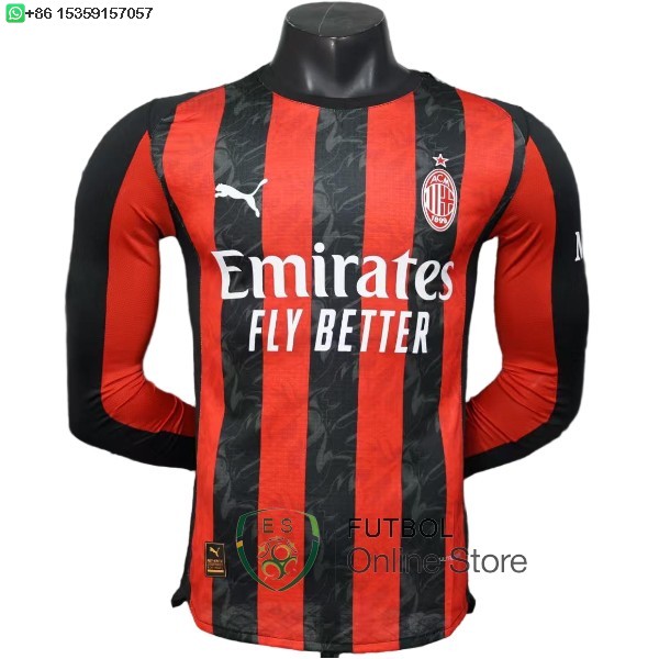 Camiseta AC Milan 25/2026 ML Primera Jugadores