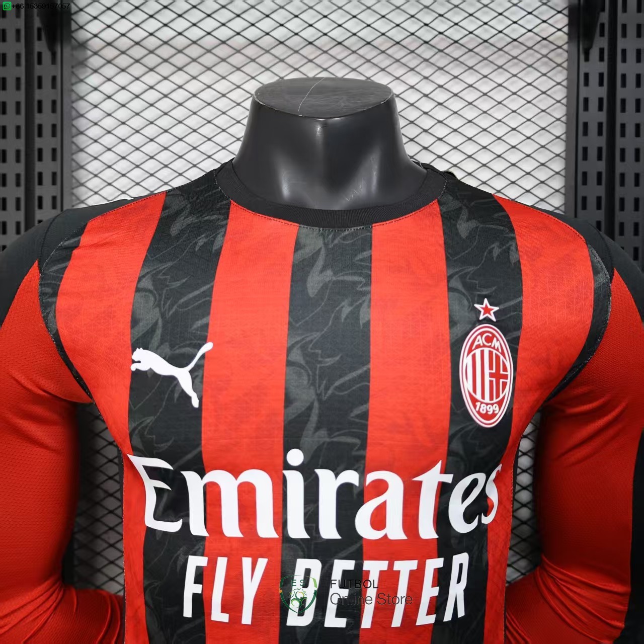 Camiseta AC Milan 25/2026 ML Primera Jugadores