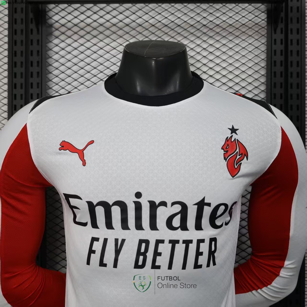 Camiseta AC Milan 25/2026 ML Segunda Jugadores