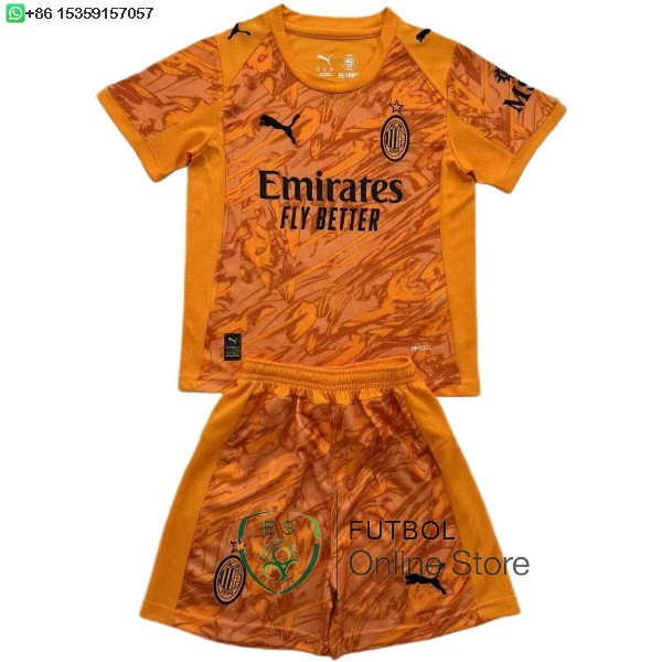 Camiseta AC Milan 25/2026 Portero Naranja