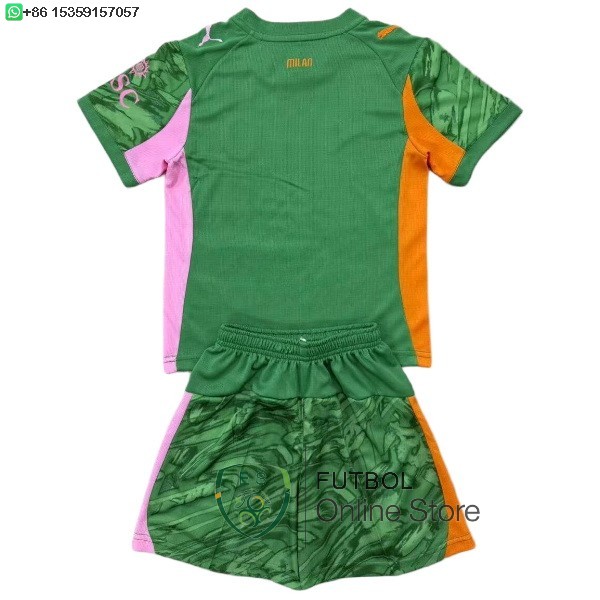 Camiseta AC Milan 25/2026 Portero Verde