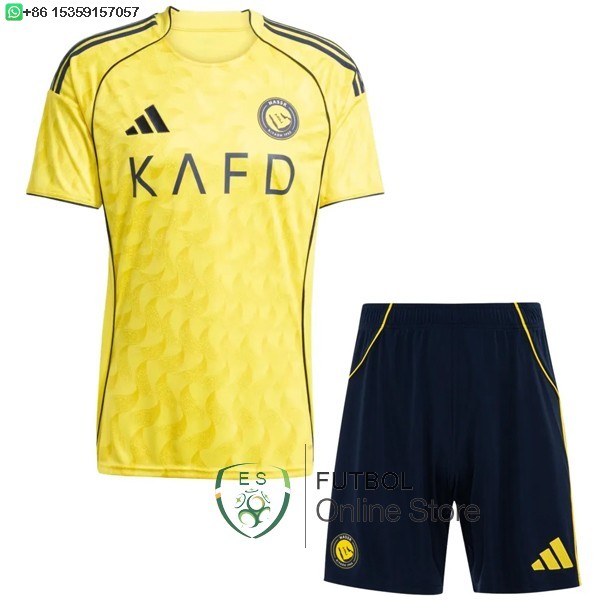 Camiseta Al Nassr Conjunto Completo Hombre 25/2026 Primera