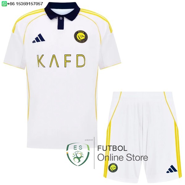 Camiseta Al Nassr Conjunto Completo Hombre 25/2026 Tercera