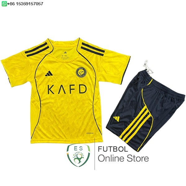Camiseta Al Nassr Ninos 25/2026 Primera