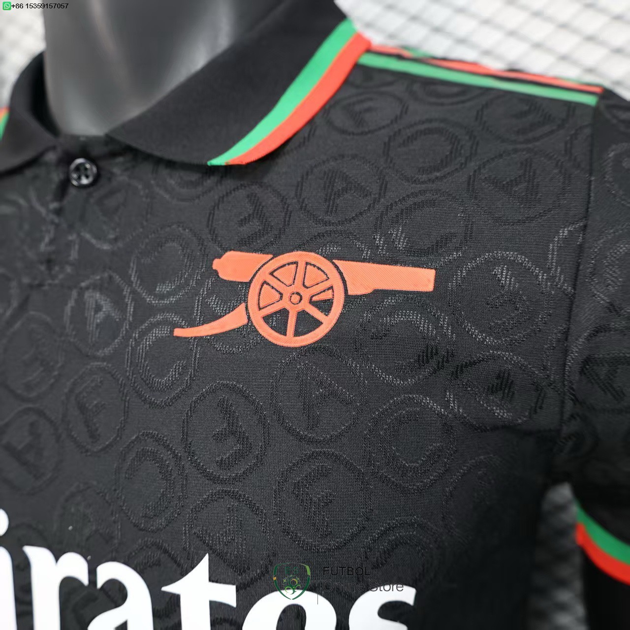 Camiseta Arsenal 25/2026 Especial Jugadores Negro