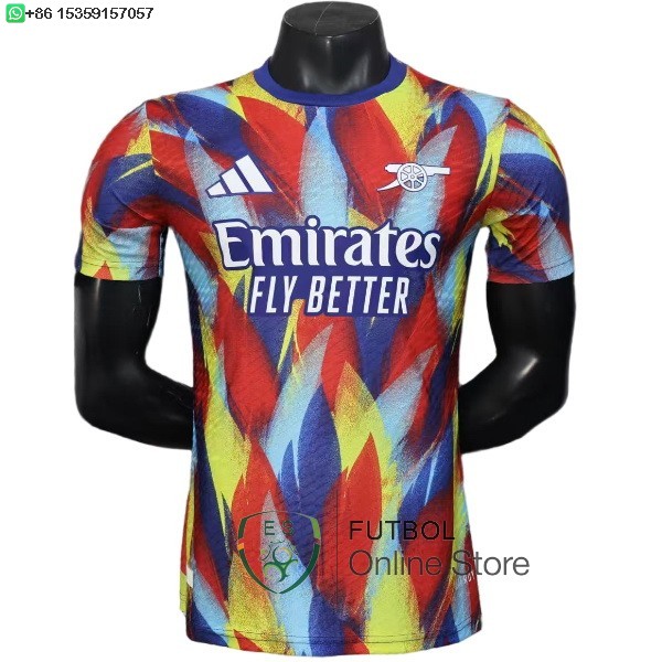 Camiseta Arsenal 25/2026 Especial Jugadores Rojo Amarillo