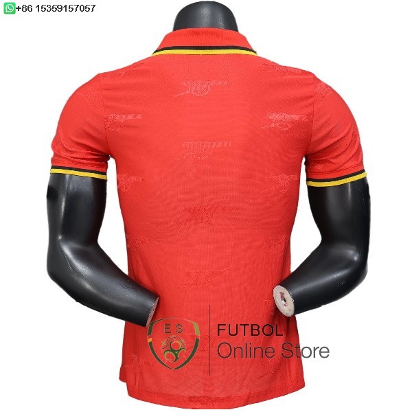 Camiseta Arsenal 25/2026 Especial Jugadores Rojo II Amarillo